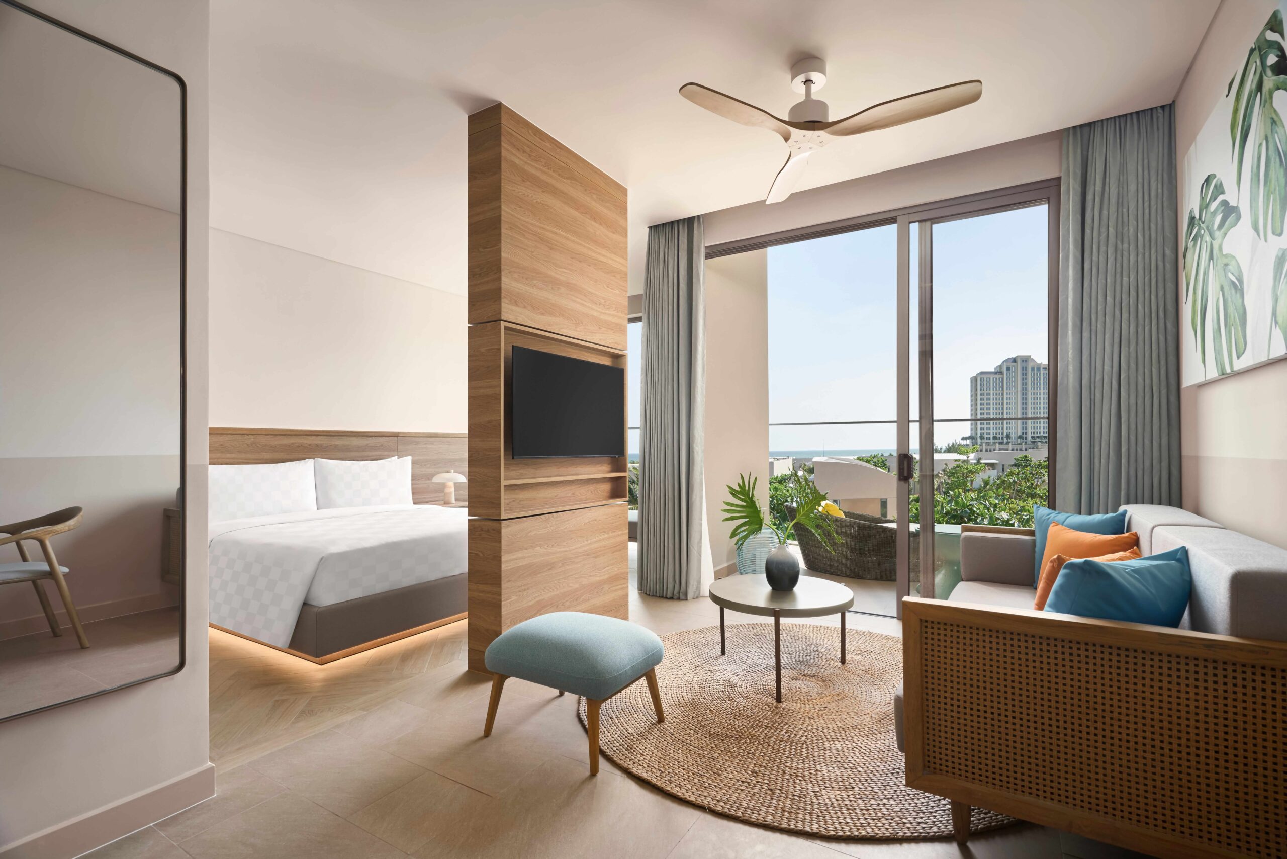 Living Room - 1 BR Balcony Residences 43m² | IXORA Hồ Tràm by Fusion
